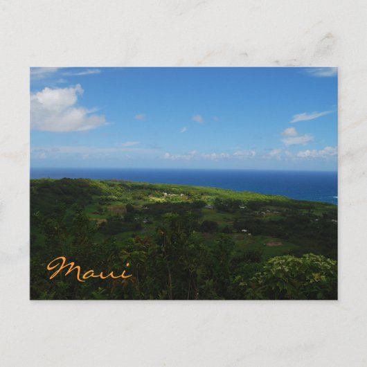 Maui Coast Briefkaart (Voorkant)
