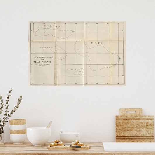 Maui County, Hawaii Poster (Keuken)