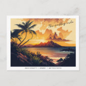 Maui - De vallei Isle Briefkaart (Voorkant)