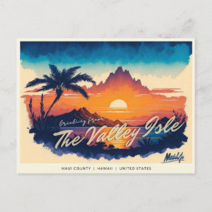 Maui - De vallei Isle Briefkaart
