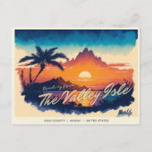 Maui - De vallei Isle Briefkaart (Voorkant)