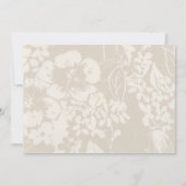 MAUI Destination Tropical Floral Linen Kaart (Achterkant)