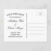 Maui Destination Wedding Save the Date Briefkaart (Achterkant)