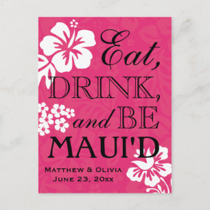 Maui Destination Wedding Save the Date Briefkaart