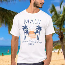 Maui Familie Vakantiereis T-shirt