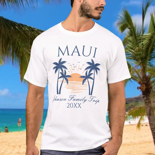 Maui Familie Vakantiereis T-shirt