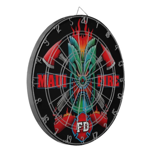 Maui Fire Dartbord (Voorkant Links)