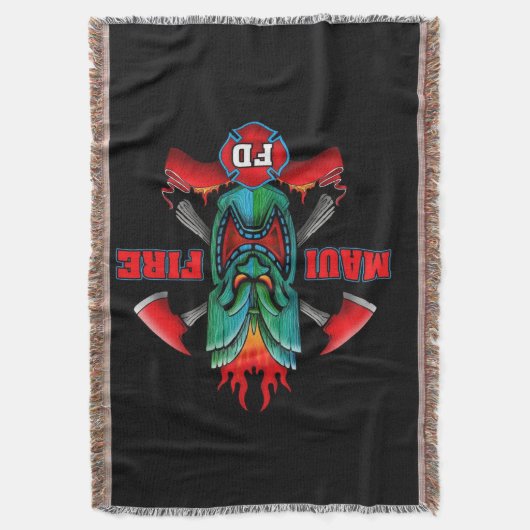 Maui Fire Deken (Voorkant Verticaal)