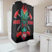 Maui Fire Douchegordijn (In situ)