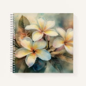 Maui Gele Plumeria Notitieboek (Voorkant)