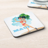 Maui Girl Onderzetter Set (Linkerzijde)