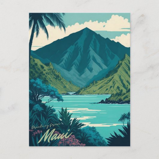 Maui, Hawaï Briefkaart (Voorkant)