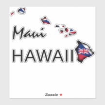 MAUI - HAWAÏ EILANDEN HI Vlag ZWART