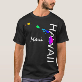 MAUI - HAWAÏ-EILANDEN NEON REGENBOOG T-SHIRT