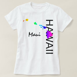 MAUI - HAWAÏ-EILANDEN NEON REGENBOOG T-SHIRT