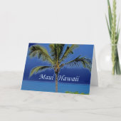 Maui Hawaï Kaart (Voorkant)