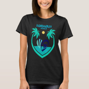 Maui Hawaï Surfen Oahu Strand Palmen Aloha VS Aand T-shirt