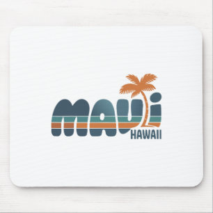 Maui Hawaï Vintage Surf Strand Surfen 70's Retro Muismat