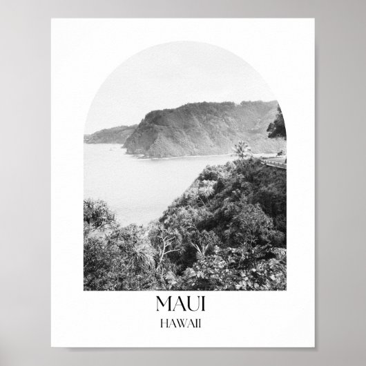 Maui Hawaii Arch Fotoprint Poster (Voorkant)