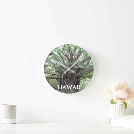 Maui Hawaii Bayan Tree Clock Ronde Klok (Huis)