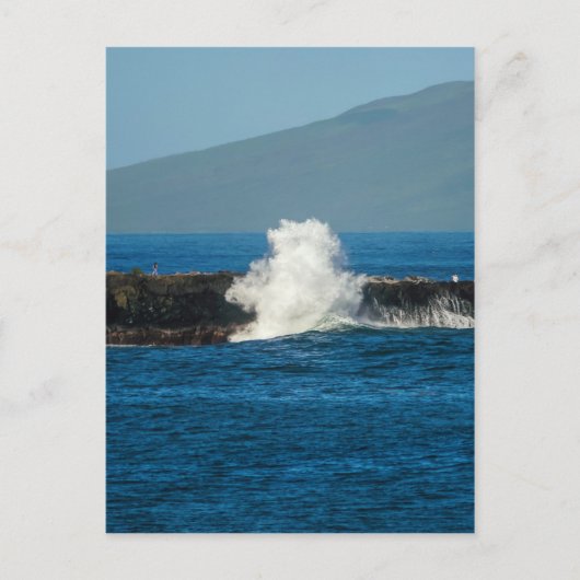 Maui Hawaii Beach 2014 Briefkaart (Voorkant)
