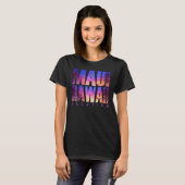 Maui Hawaii Beach Summer Vacation Matching Family  T-shirt (Voorkant volledig)