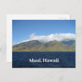 Maui Hawaii Beauful Mountains Ocean Briefkaart (Voorkant / Achterkant)