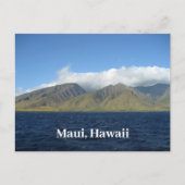 Maui Hawaii Beauful Mountains Ocean Briefkaart (Voorkant)