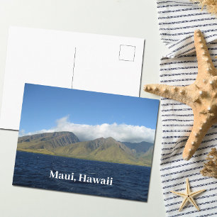 Maui Hawaii Beauful Mountains Ocean Briefkaart