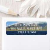 Maui Hawaii Beauful Mountains Ocean Etiket (Insitu)