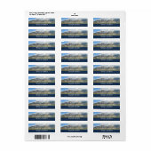 Maui Hawaii Beauful Mountains Ocean Etiket (Full Sheet)