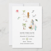 Maui - Hawaii bestemming bruiloft Feestdagenkaart (Voorkant)