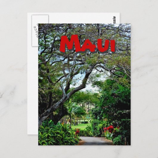 Maui Hawaii Briefkaart (Voorkant / Achterkant)