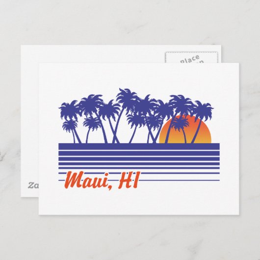 Maui Hawaii Briefkaart (Voorkant / Achterkant)