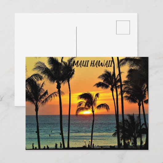 MAUI HAWAII BRIEFKAART (Voorkant / Achterkant)