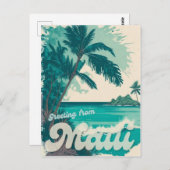 Maui, Hawaii Briefkaart (Voorkant / Achterkant)
