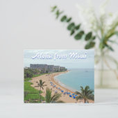 maui Hawaii Briefkaart (Staand voorkant)