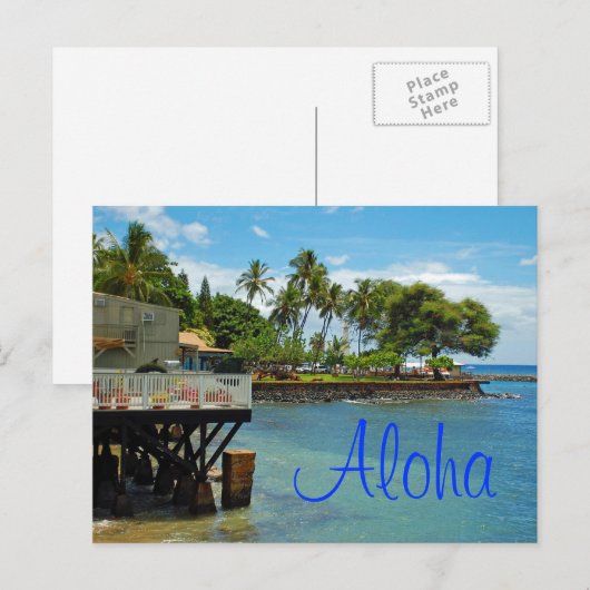 Maui Hawaii Briefkaart (Voorkant / Achterkant)