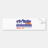 Maui Hawaii Bumpersticker (Voorkant)