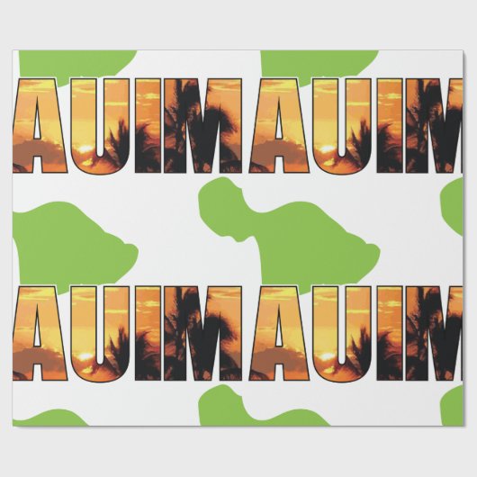 Maui Hawaii Cadeaupapier (Vlak)