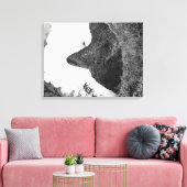 Maui, Hawaii - De naald van de Iao-vallei Canvas Afdruk (Insitu (Woonkamer))