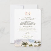 Maui Hawaii Destination Insert INFO Details Kaart (Voorkant)