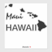 MAUI - HAWAII-EILANDEN STICKER (Vel)