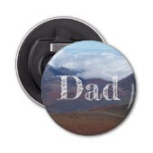 Maui Hawaii Haleaka Volcano Dad Button Flesopener (Voorkant)