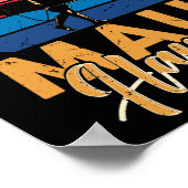  Maui Hawaii Hawaiian Beach Surfing 70's Poster (Hoek)