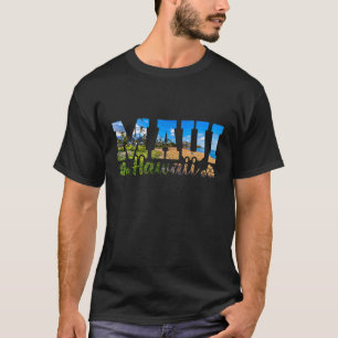 Maui Hawaii Hawaiian Islands Flower T-shirt
