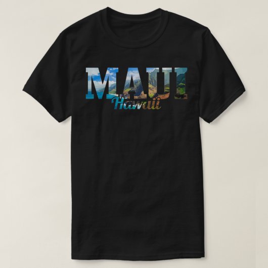 Maui Hawaii Hawaiian Islands Surf Surfing Surfer G T-shirt (Design voorkant)