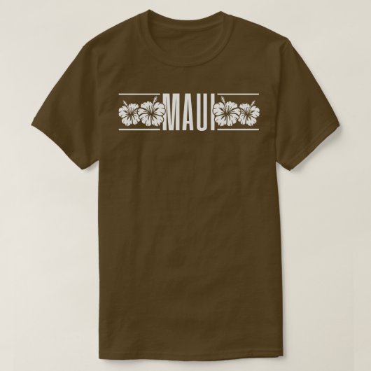 Maui Hawaii Hawaiian T-shirt (Design voorkant)