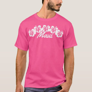 Maui Hawaii Hibiscus Flowers Hawaiian Islands Surf T-shirt