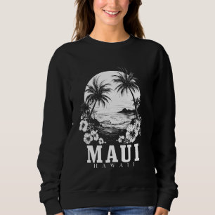 Maui Hawaii Hibiscus Hawaiian Flowers Souvenir Sur Trui